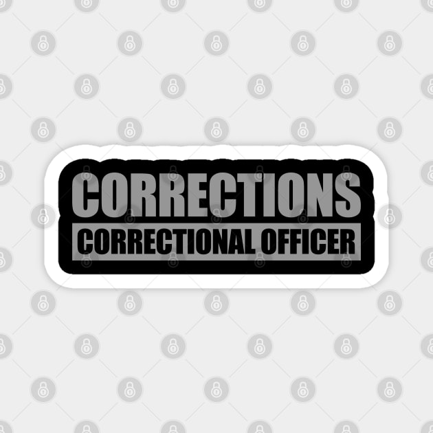 Corrections Officer Gift - Correctional Officer Magnet by bluelinemotivation