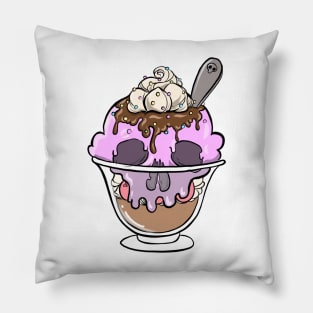 Skull ice-cream Pillow