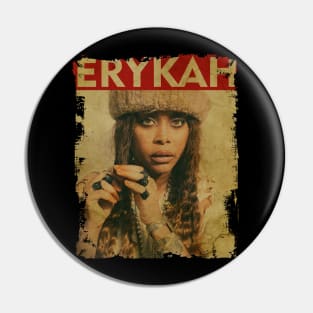 TEXTURE ART- Erykah Badu Pin