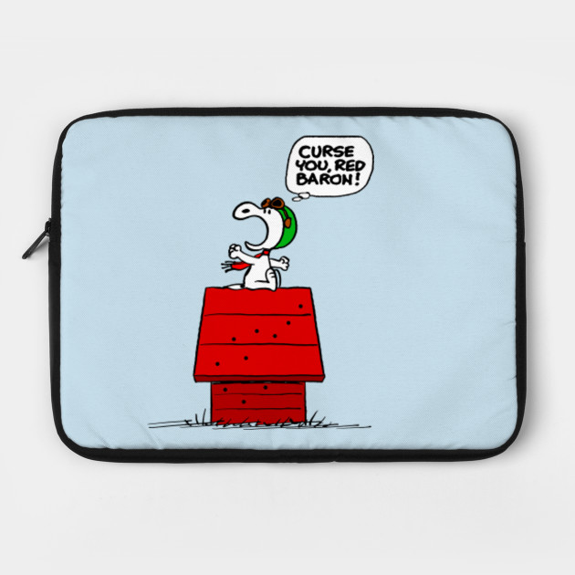 Wallpaper Snoopy Curse You Red Baron Snoopy Laptop Case Teepublic For Android