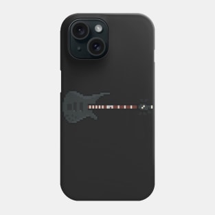 Pixel Black K5 Bass Guitar Phone Case