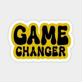 Game changer funny typo vintage Magnet