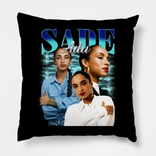 Vintage Sade Adu 80s 90s Style Pillow