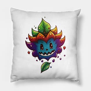 Cartoon rainbow leaf Pillow