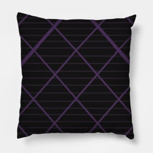 Purple Plaid,  dark Pillow