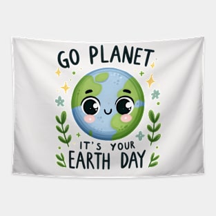 Go Planet It's Your Earth Day Tapestry