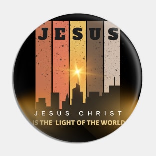 Jesus Christ is the light of the world Pin