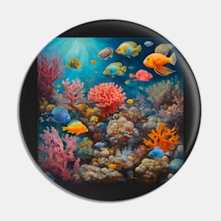 Tropical Reef Pin