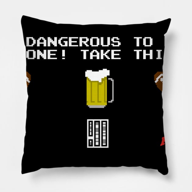 Beersheets with Football Absurdity Logo Pillow by jmkrisko