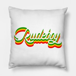 Rudeboy 3D Rasta Colors Reggae Pillow