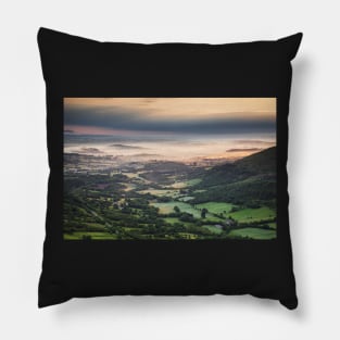 Glyn Tarell from Craig Cerrig-gleisiad, Brecon Beacons National Park, Wales Pillow