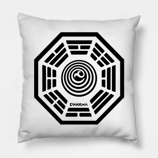 The Dharma Initiative - The Orchid Station Pillow by RobinBegins