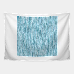 Blue Fibers Tapestry