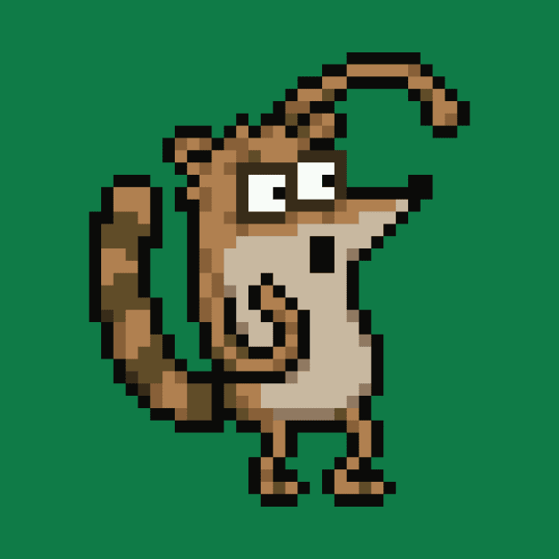 REGULAR SHOW - PIXEL RIGBY by Force Restart