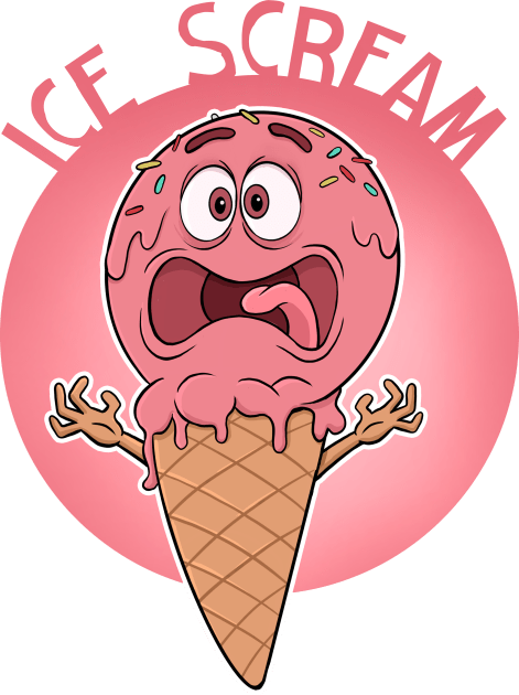 Ice Scream Shirt Design, I love Icecream Kids T-Shirt by GAMAS Threads