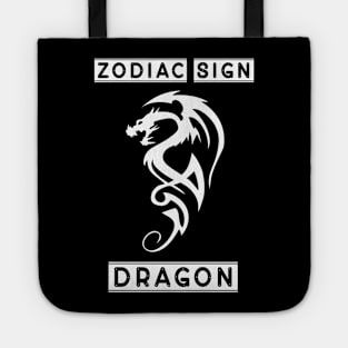 Zodiac sign - dragon Tote