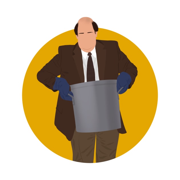 Office Kevin Malone with Chili Pot Meme Fan Art by senaeksi