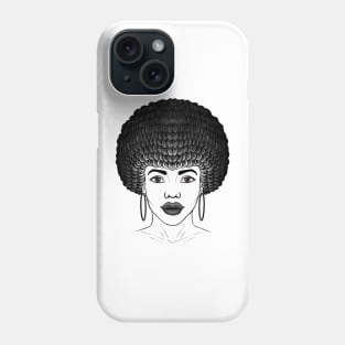 Afro girl Afro woman Afro queen beautiful Afro girl Phone Case