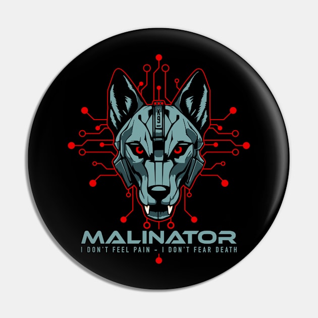 Belgium Malinois- Malinator Pin by Garment Monkey Co.