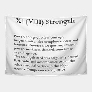 Strength Tarot Arcana meaning Tapestry