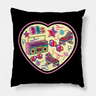 Vintage 90s Vibes - I Love 90s Pillow