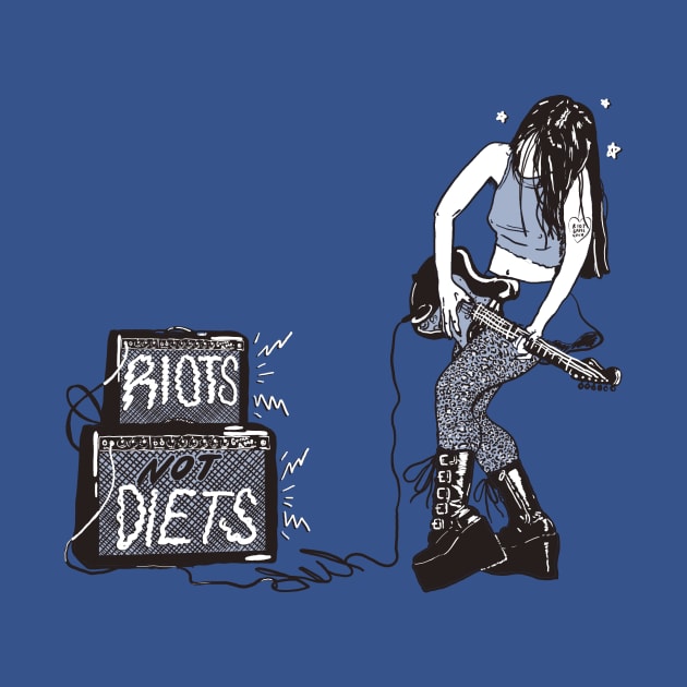 Riots Not Diets! by Liberal Jane Illustration