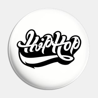 Hip Hop Typo Pin