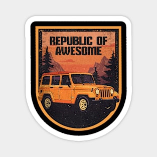 Republic of Awesome! Magnet