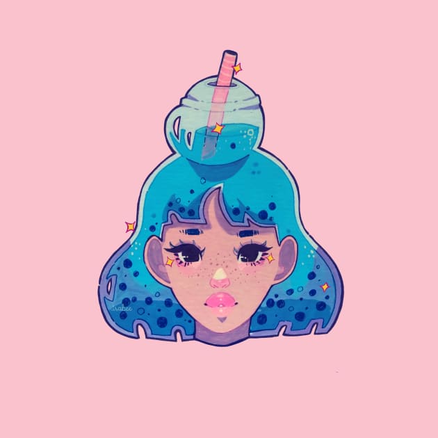 Boba Girl Blue by Isabee