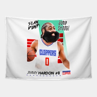 Dump Sports Basketball - Jimmy Hardon Tapestry