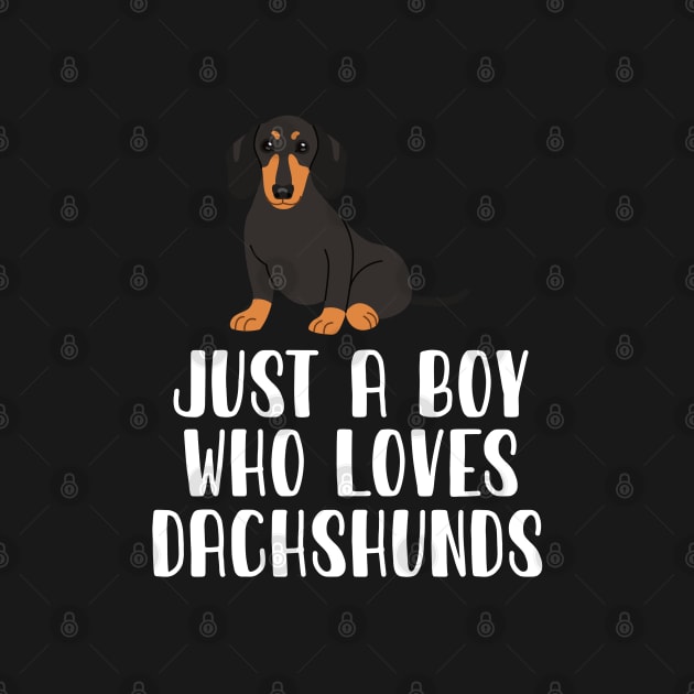 Just A Boy Who Loves Dachshunds by simonStufios