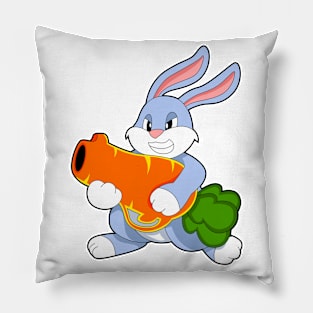 Rabbit with Carrot Pillow