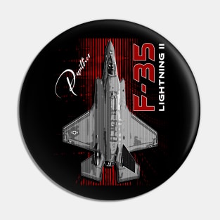 F-35 Lightning II Us Air Force Fighterjet Pin