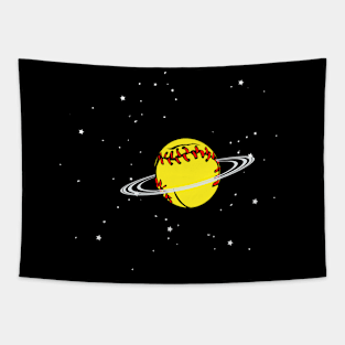 softball lover funny shirt Tapestry