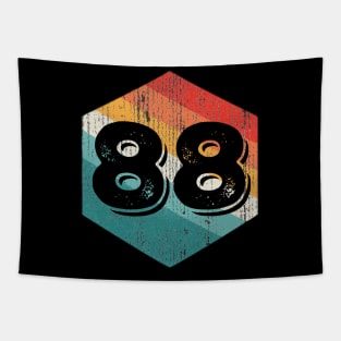 Vintage 1988 Retro Legendary, Birthday Tapestry