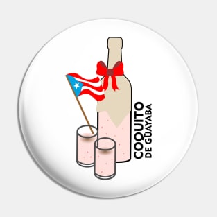 Coquito Puerto Rico Guava Drink Cocktail Boricua Food Pin