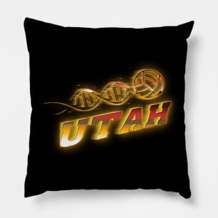 Graphic Basketball Utah Proud Name Teams Vintage Pillow