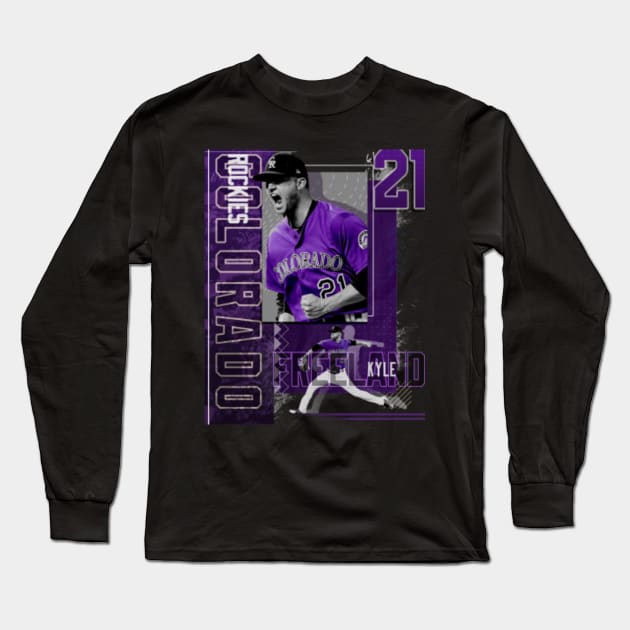 Rinkha Kyle Freeland Baseball Paper Poster Rockies 2 T-Shirt