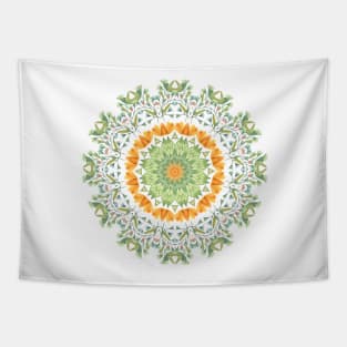 Late Summer Mandala Pattern Tapestry