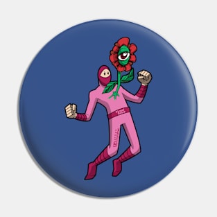 Flower Power Ninja Pin