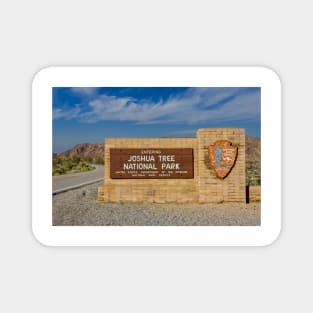 Entrance to Joshua Tree National Park Magnet