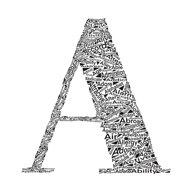 Letter A by senay