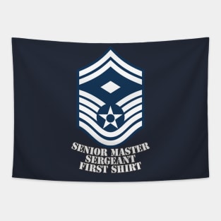 Senior Master Sergeant First Shirt Tapestry