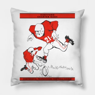 Defunct Hartford Charter Oaks Football CFL 1966 Pillow