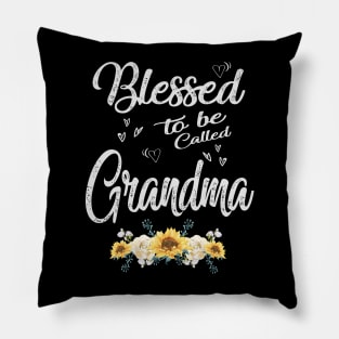 mothers day blessed to be called grandma Pillow