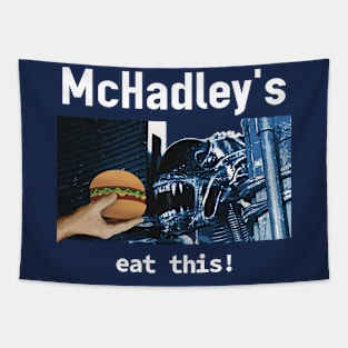 Aliens (1986) Parody Print Tapestry