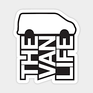 The Van Life Logo (outline) Magnet