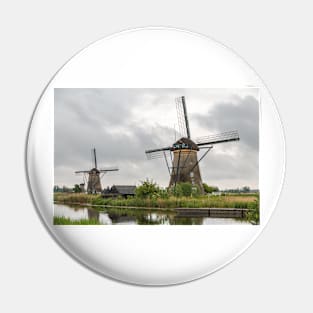 Kinderdijk Windmill - The Netherlands Pin