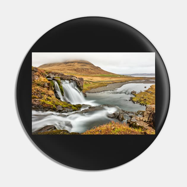 Foggy Kirkjufellsfoss Pin by somadjinn