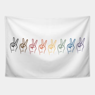 Subtle Pride Lgbt Pride Peace LGBTQ gift Tapestry